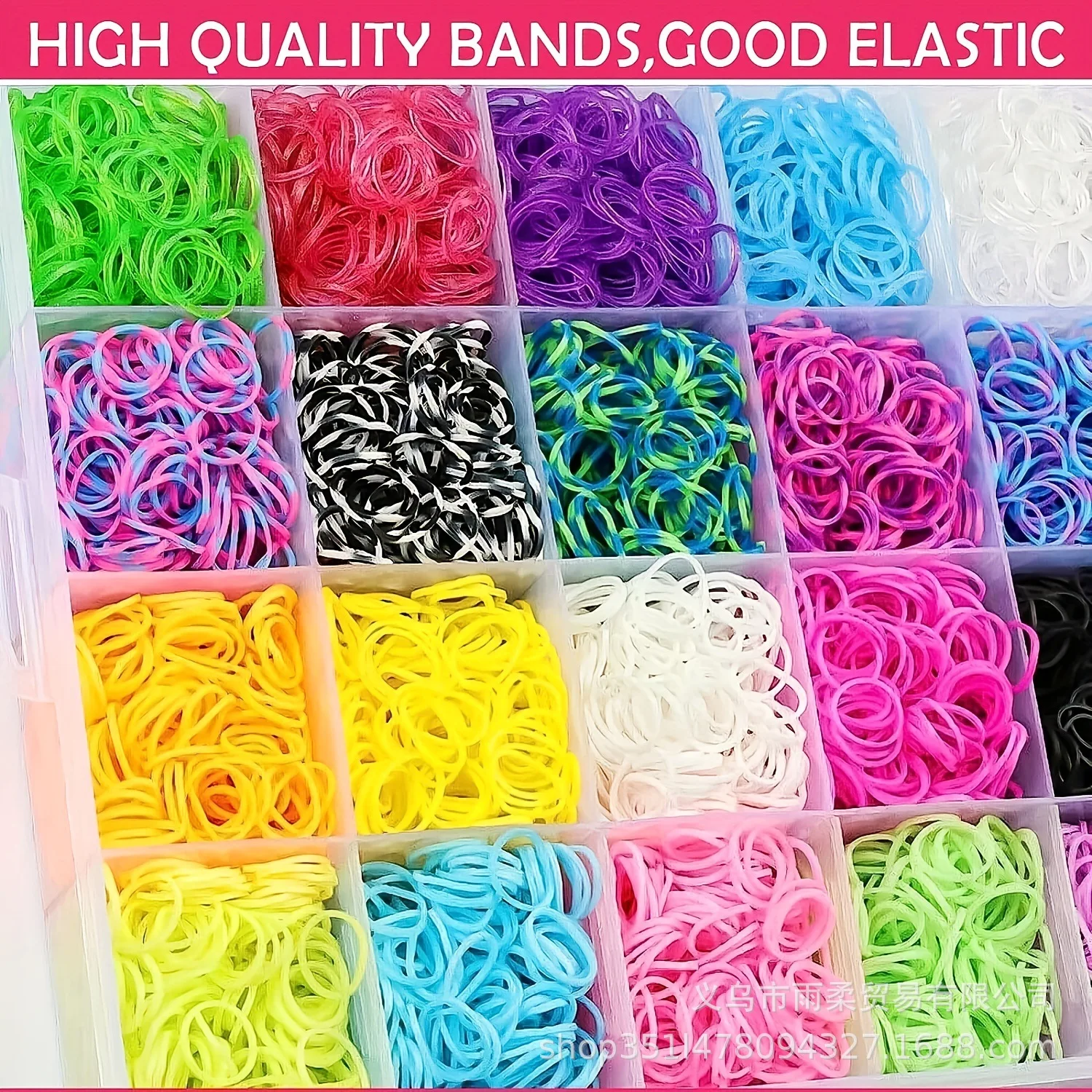 Wholesale 15000+ Loom Bands Rainbow Rubber Bands Diy Children ...