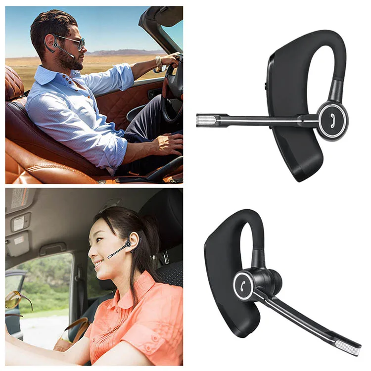 V8 V8S V9 Stereo Smart Bluetooth 4.1 Earphone Business Wireless Headset Ear-hook Headphones with Mic For phones