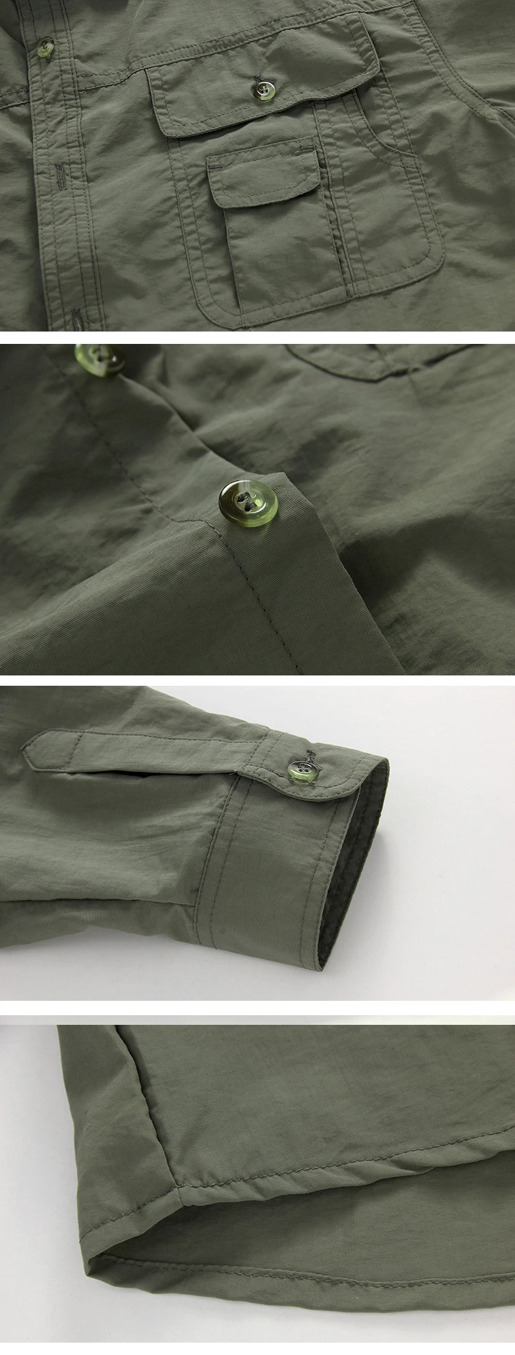 Bărbați cămașă tactică cu uscare rapidă, cămașă uniformă, mânecă lungă detașabilă, pentru drumeții, alpinism, vânătoare, cămașă cu mânecă detașabilă188_voghion.com