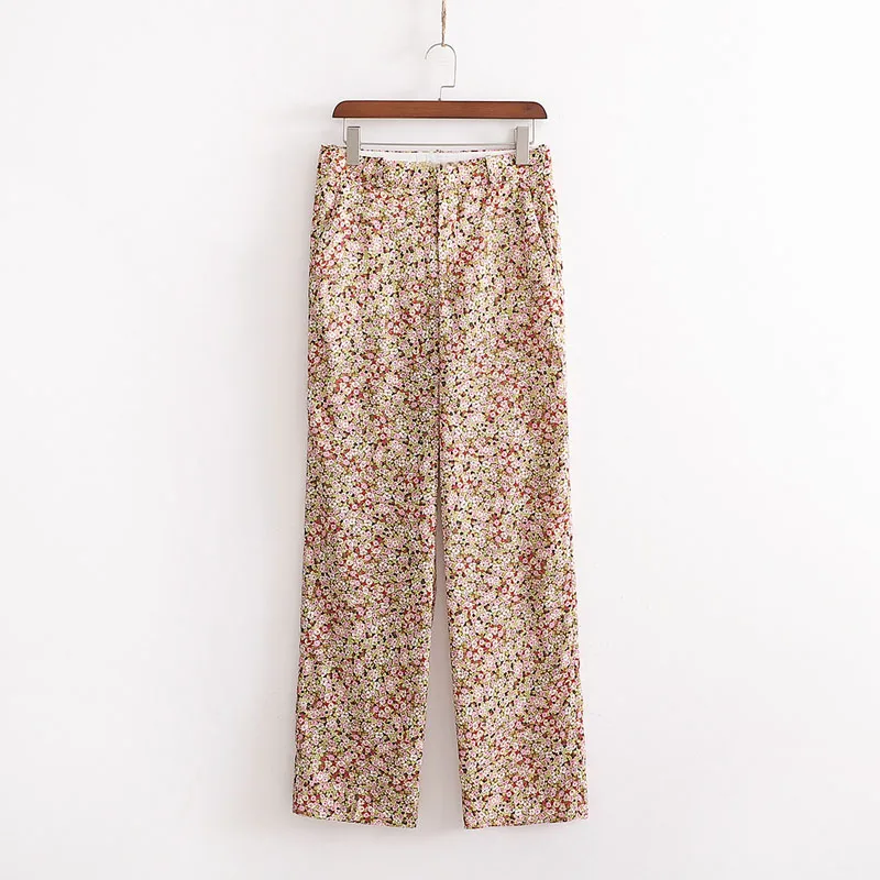 floral summer pants