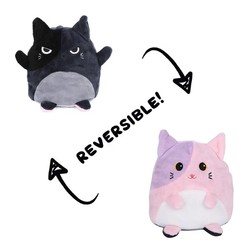 Personnalise Mignon Reversible Chat Jouets En Peluche Flip Chat En Peluche Buy Peluche Reversible Chat En Peluche Peluche Chat Product On Alibaba Com