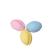 Hot product TPR 105g 10*7cm environmentally friendly oval outdoor training Interactive pet toys