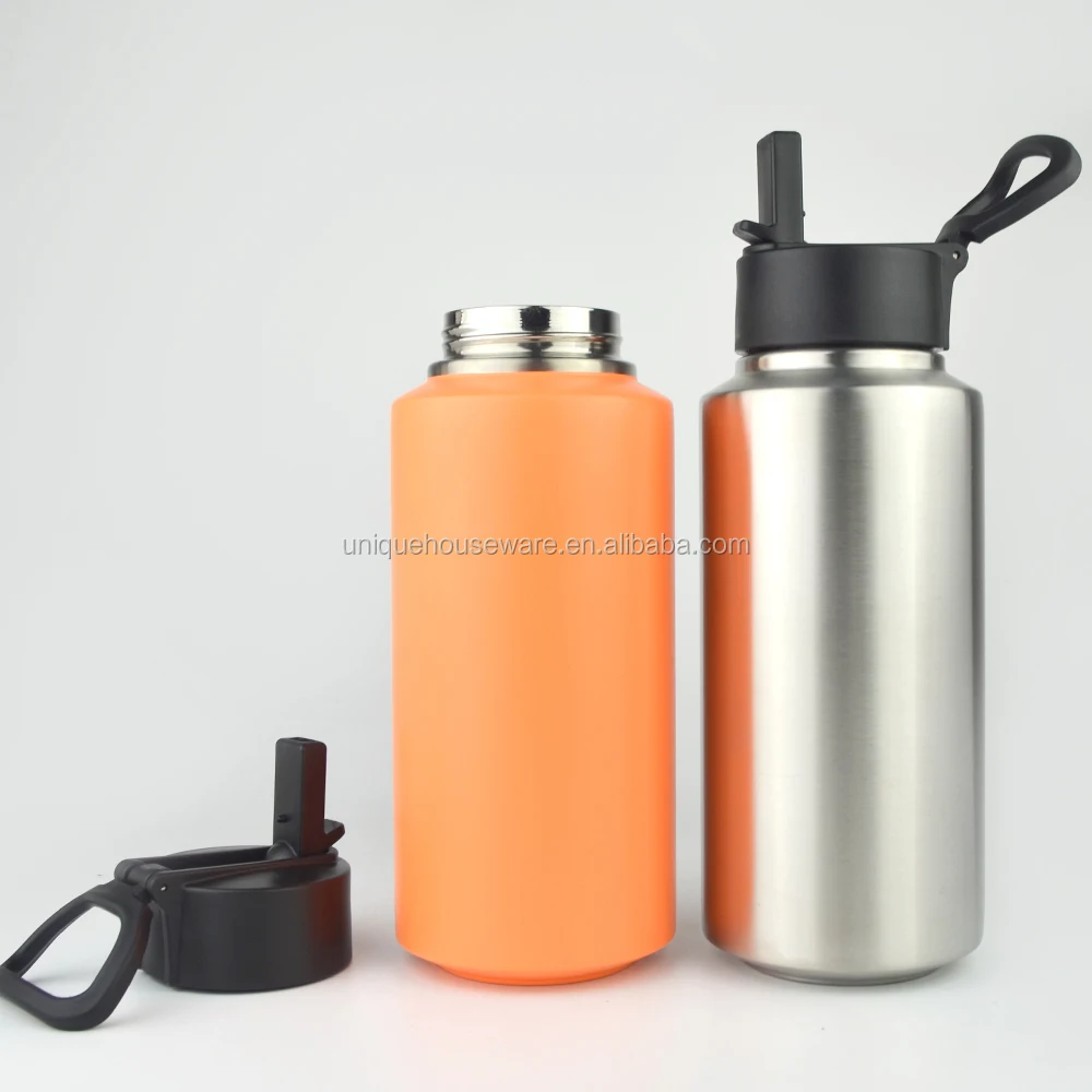 Modern Wide Mouth Vacuum Insulated Sports Water Bottle Thermal Flask
