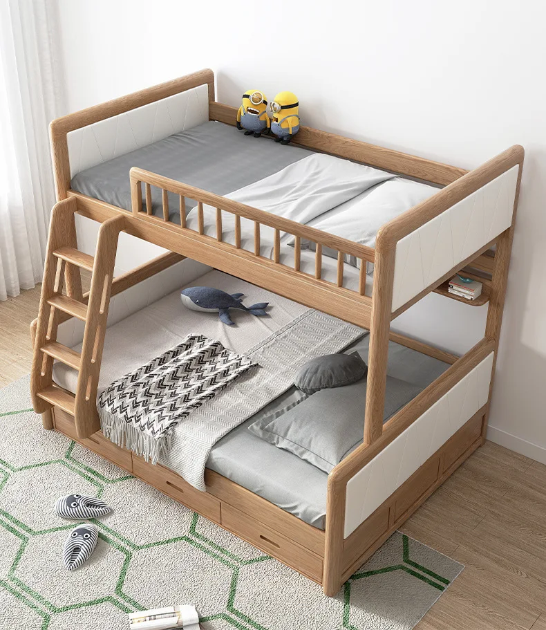 product-High Quality Comfortable solid wood Kids Children wooden bunk Bed made in china bedroom sets