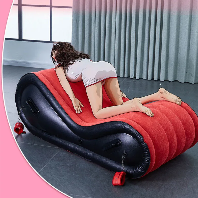 For Living Room Sex Sofa Bed Pvc Sex Furniture Air Cushion Bdsm Sexy Chair For Couples Chaise