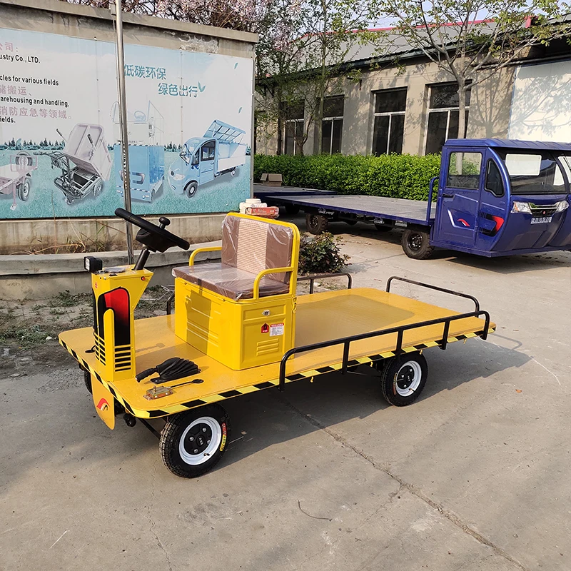 Custom Fourwheeled Electric Flatbed Truck Multipurpose And Diverse