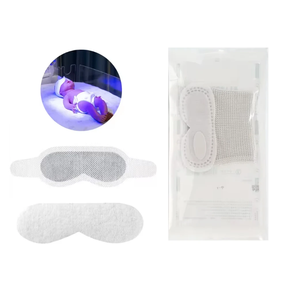 Baby Neonatal Phototherapy Eye Protector Newborn Eye Mask phototherapy eye shields supplier