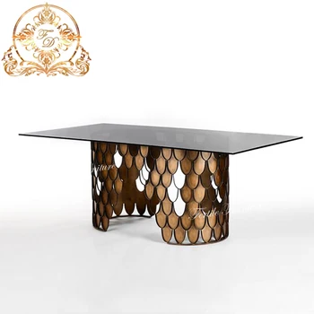 Design Moderne Table Basse En Verre Salon Table Basse En Table Basse De Salon Moderne En Acier Chrome Et Verre
