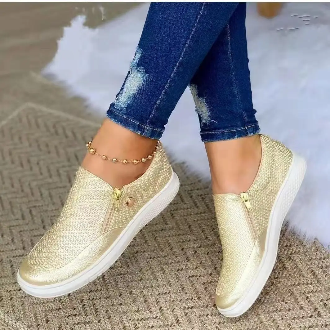 Latest Design Casual Shoe For Women Leather Women Boat Shoes Fashion Ladies  Black Casual Sneakers - Buy Black Casual Shoes For Women,Ladies Casual Shoes ,Women's Fashion Sneakers Casual Shoes Product on 