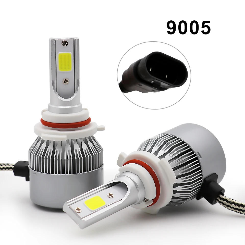 C6 Led H4,Led Headlight Conversion Kit Led H11 H16 9005 9006 Hi Lo Beam