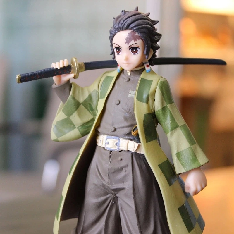 demon slayer 8 style  kimetsu no yaiba anime pvc action model figure toys action figure