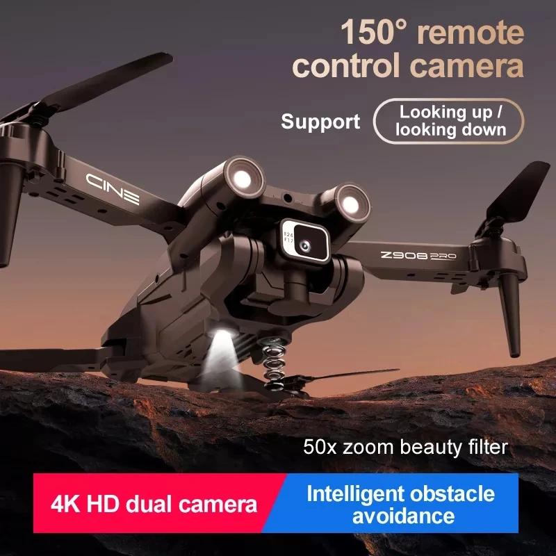 Newest Z908 2.4g Wifi 4k Dual Esc Camera Optical Flow Three-sided ...