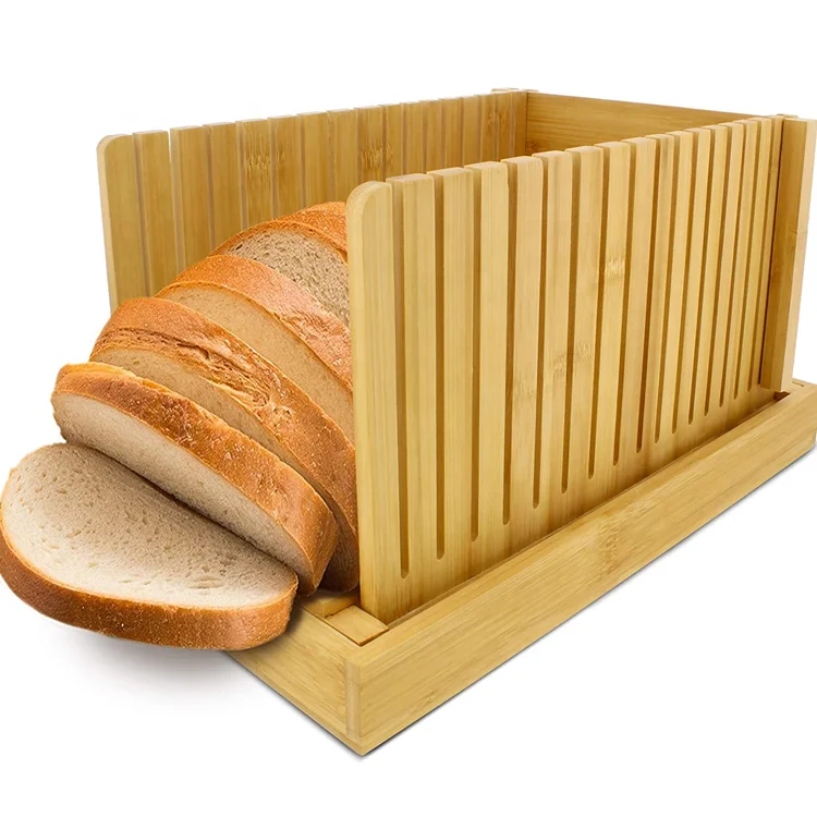 bread cutting board bread slicing - buy bamboo bread slicer with