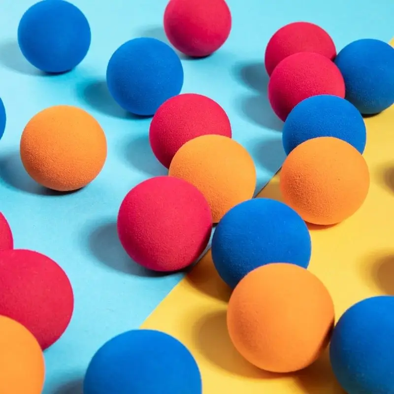 High Density Multi Color Eva Foam Ball For Toy Gun Foam Ball Soft Toy