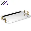 Dinnerware table catering food fruit cake tray series oblong services plates dish set dinner dishes restaurant steel dishes