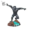 Customized life size movie star fiberglass Black Panther hero statues cartoon characters resin sculpture FRSD-208