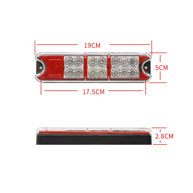 tia trailer lamp taillight reversing running brake turn lights-34