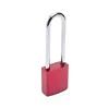 Custom Red 76mm Aluminum Shackle Safety Lockout Padlock