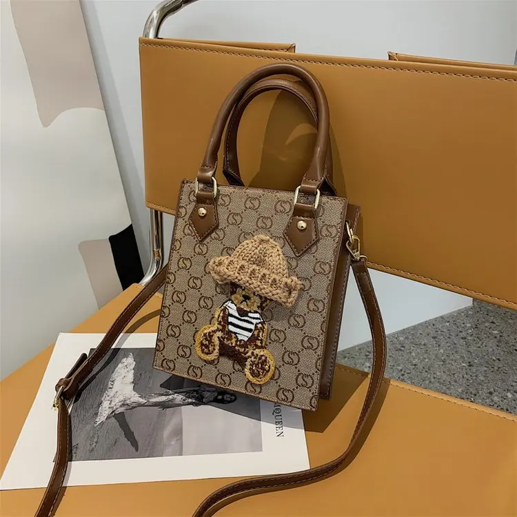 Bolso Bandolera cuadrado de mujer de ecopiel vegana | Calzados PAYMA