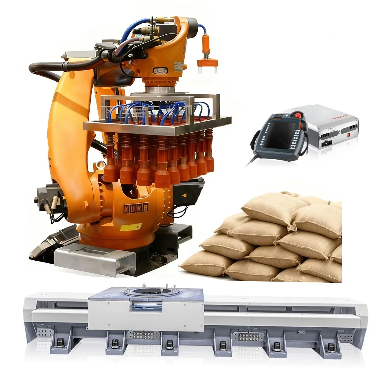 KUKA KR 40PA 4-Axis Industrial Palletizing Robot 40kg Payload KR C5 ...
