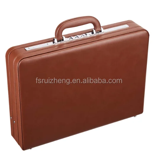 bonded leather briefcase