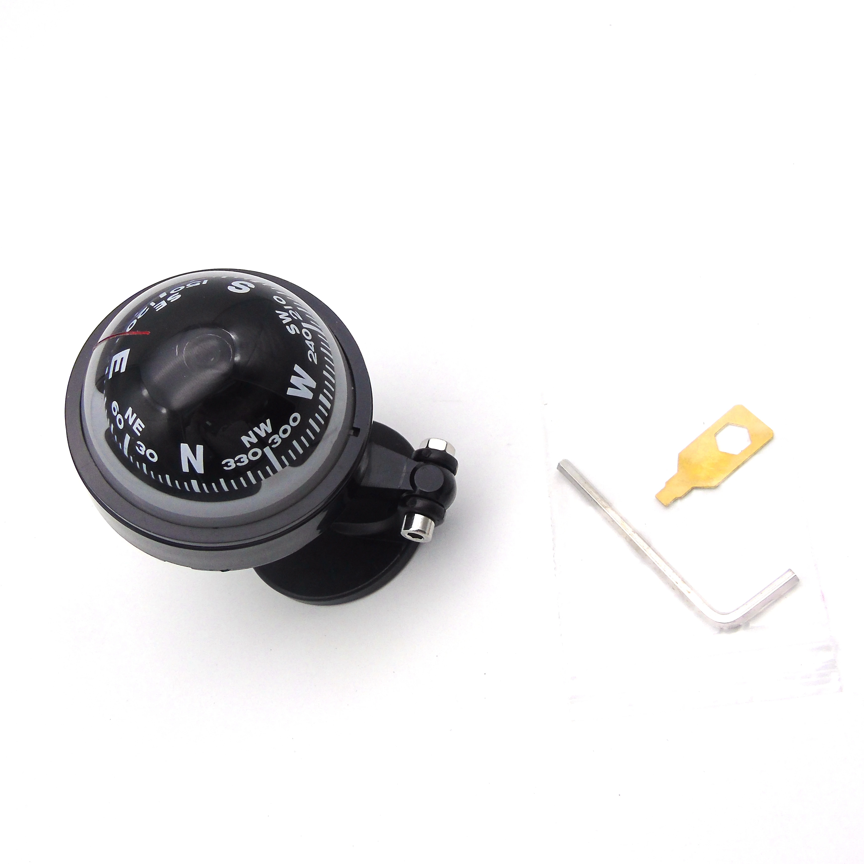 Travelling Boat Compass Vehicle Compass Navigation Direction Pointing Mini Guide Ball,Suitable for Car or Cycling Truck Boat 