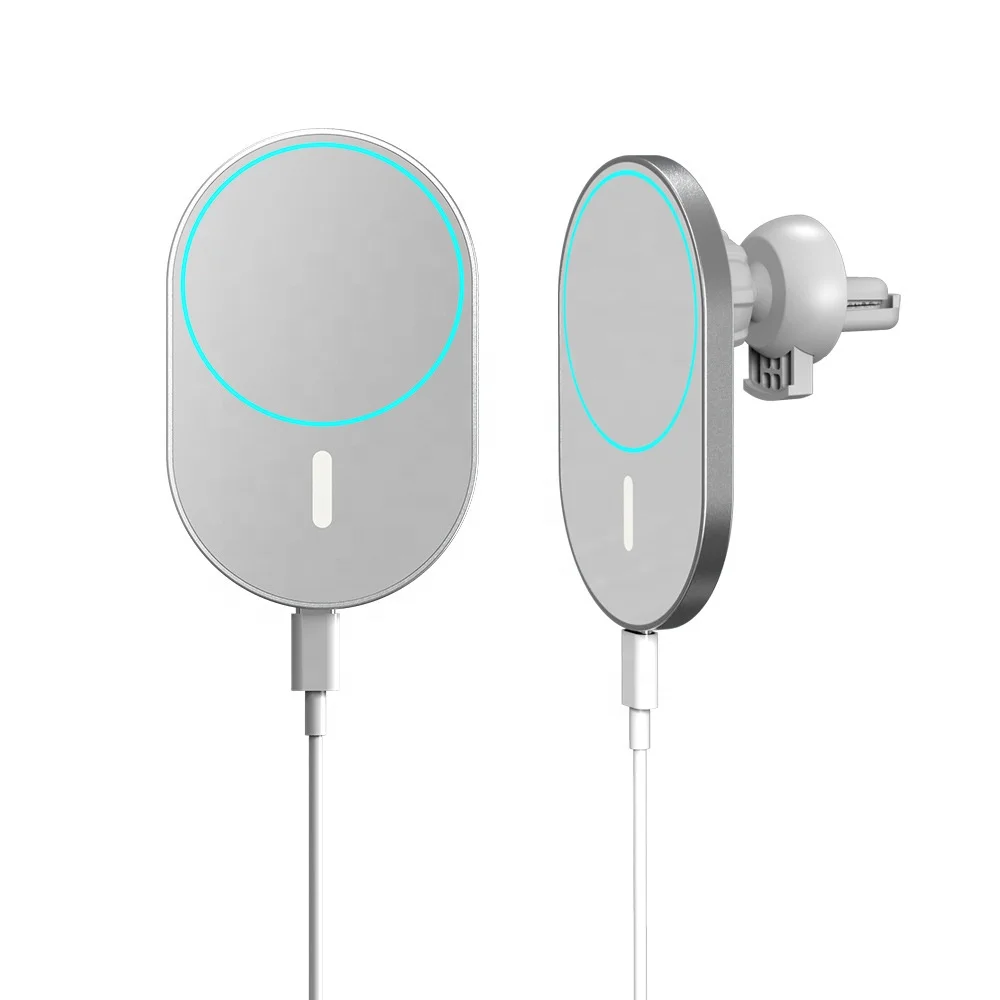 
New arrival QI Wireless Car Charging for iphone 12 wireless Magnet Magnetic car Charger 