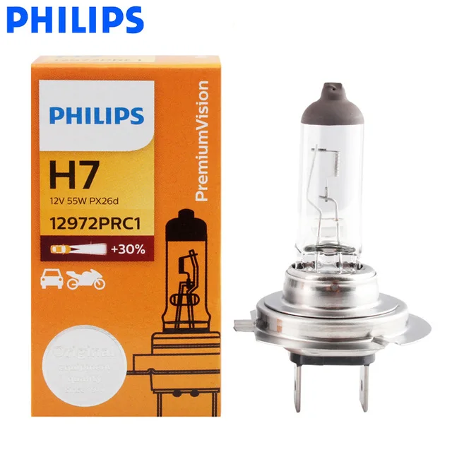 Original Philips Halogen search light led H7 12972 H7 led bulbs 55/60w led H7 Headlight