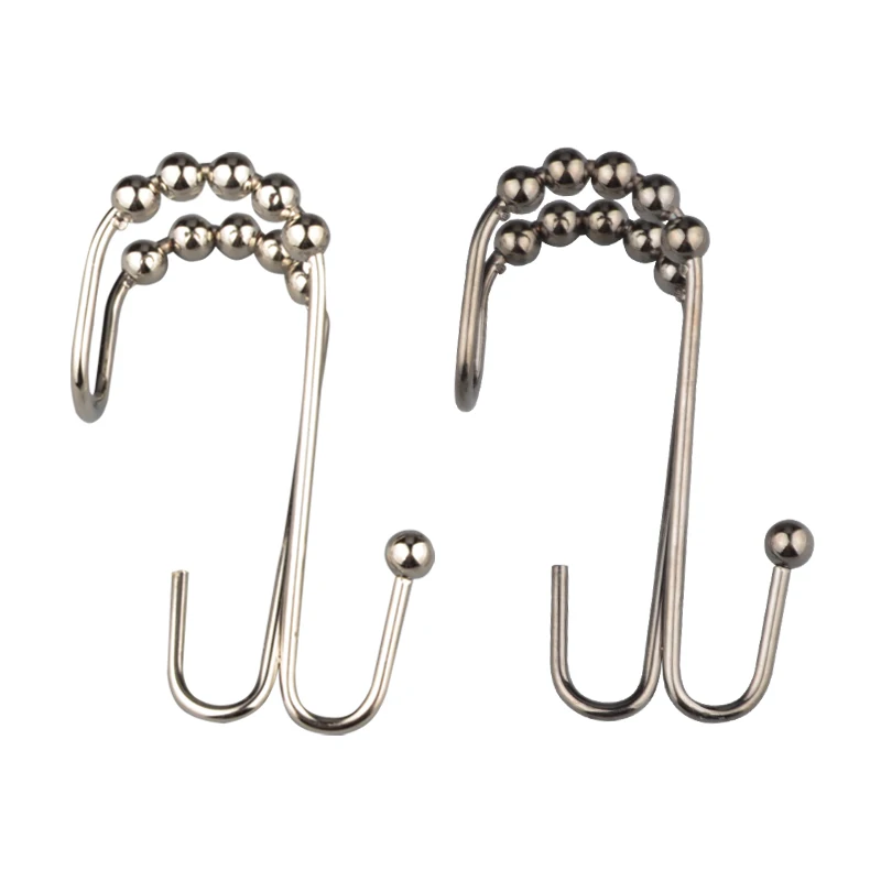 Blanc 2 pi/èces Autocollantes Anneau de Fixation pour Tringle de Rideau de Douche Protection pour la Tige de Serrage Pas de Chute de la Tringle t/élescopique Fixation Contre Le Glissement