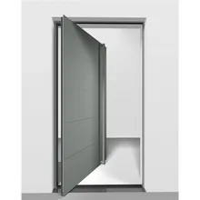 باب الدخول الرئيسي للفيلا الأمريكية باب محور من الألومنيوم بتصميم عصري