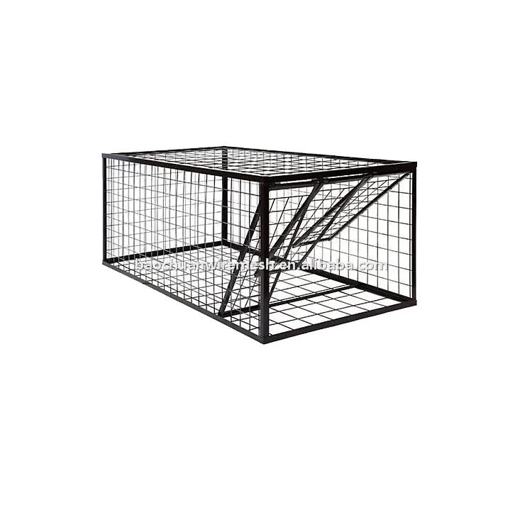 Length 2200mm High 1350mm Large One Door Move Wolf Trap Catcher Cage