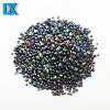 Wholesale crystal 1-12mm smooth irregular glass beads for pool wall decoration