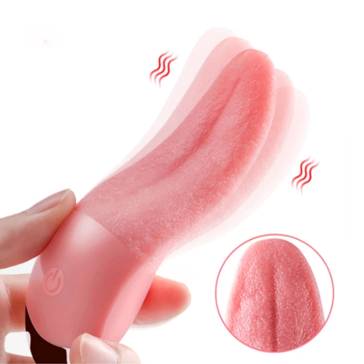 vibrater with tongue Rose Tongue Vibrator – Honeyloveyou main image 1