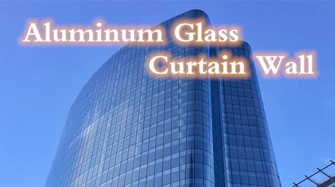 Customized size guangdong glass curtain wall building exterior wall