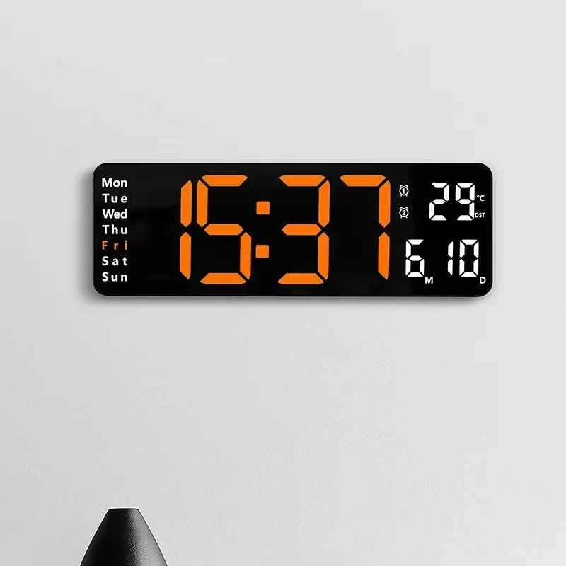 2023 Hot Sale Smart Table Clock Digital Electronic Wall Clock With