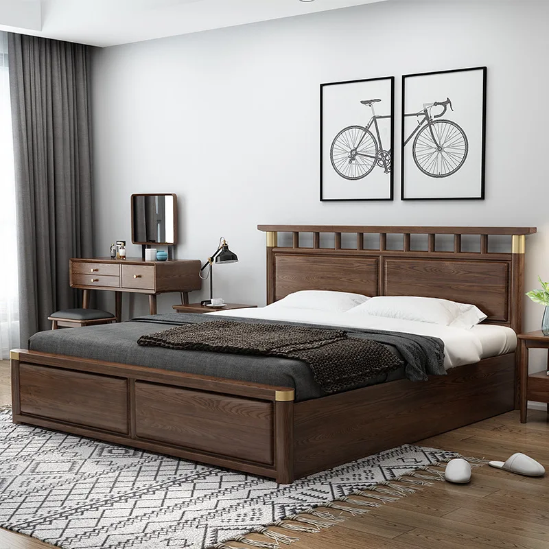 product-BoomDear Wood-Customizable multi function new design hot sale soild wood high box bed furnit