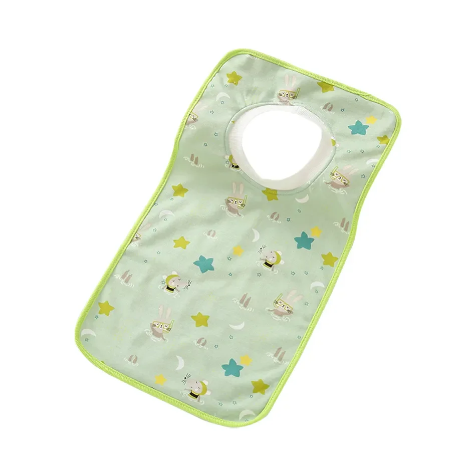 Waterproof Drool Bibs For Baby Bibs Printing Pattern Cotton Long Feed