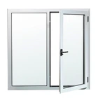 باب ألومنيوم ونوافذ لون أسود إنهاء نوافذ من الالومنيوم لتصميم المنزل