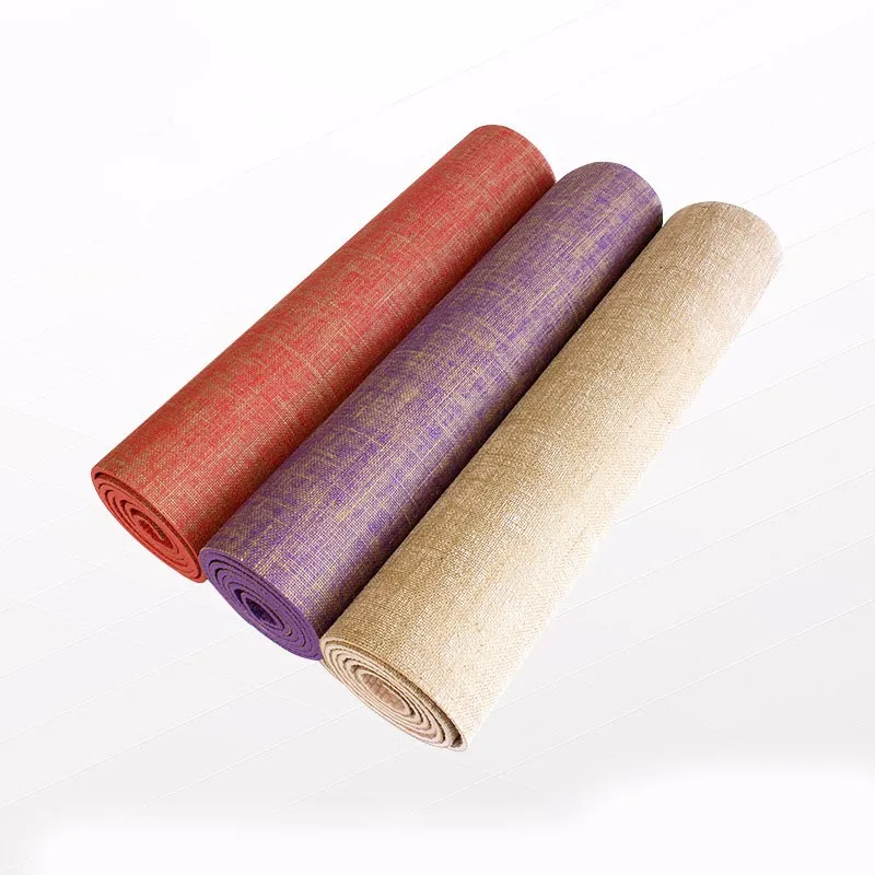 Wholesale Custom Printing Jute Yoga Mat/ Anti Slip Thick Jute Yoga Mat With High Quality Buy