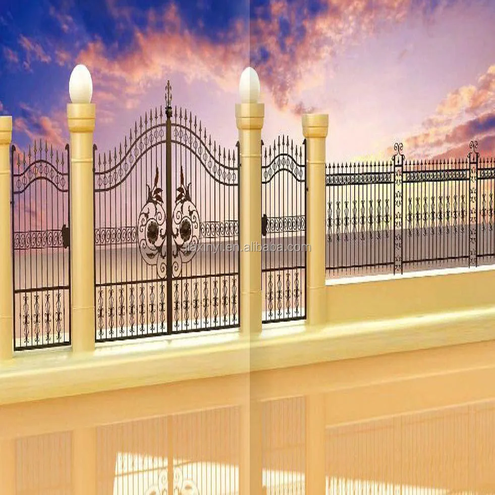 Luxury Residential Gates Wrought Iron Metal Wrought Iron Main Gate Designs Buy Iron Gate