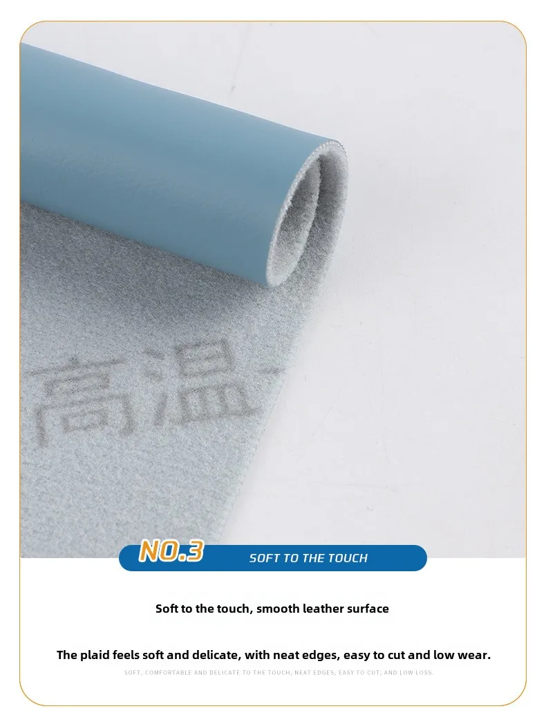 Environmentally friendly stain-resistant silicone leather Waterproof soft sofa leather Fine-grain silicone leather