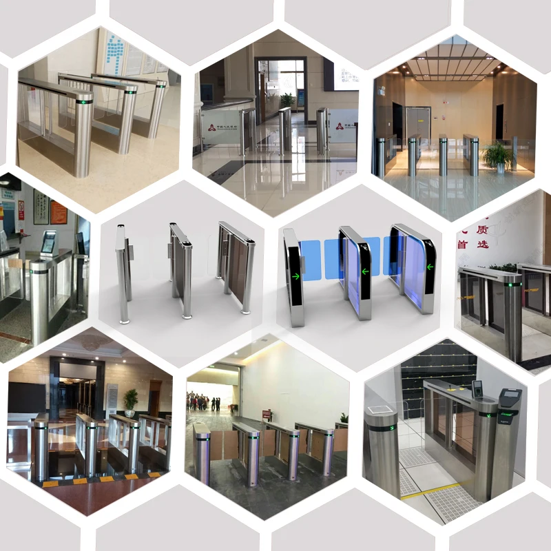 Luxury High Speed Gate Fastlane Turnstile Automatic Speed Gates