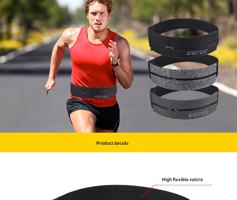 Hotsell  wholesale fashion sport running waist fanny pack