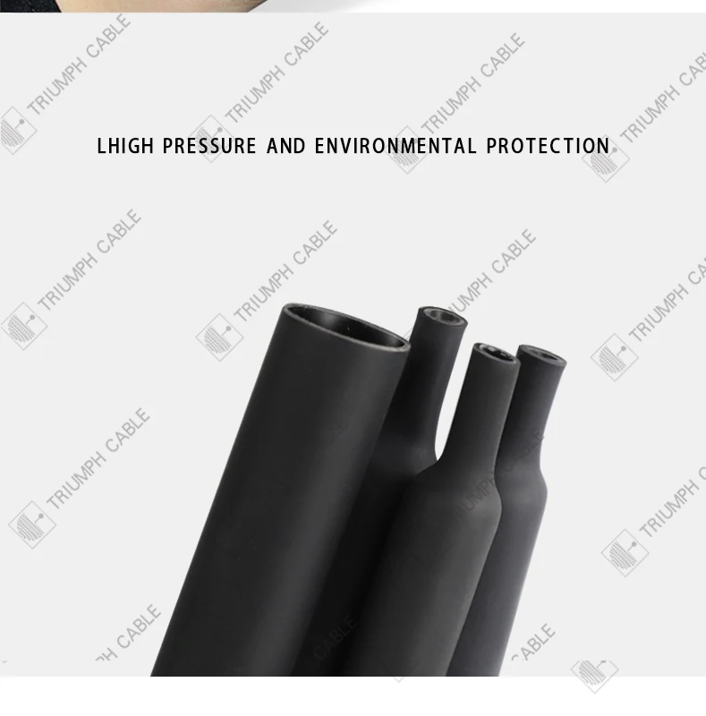 5/16 Inch Rubber Heat Shrink Tubing Shrinkable Tube With Glue Inside