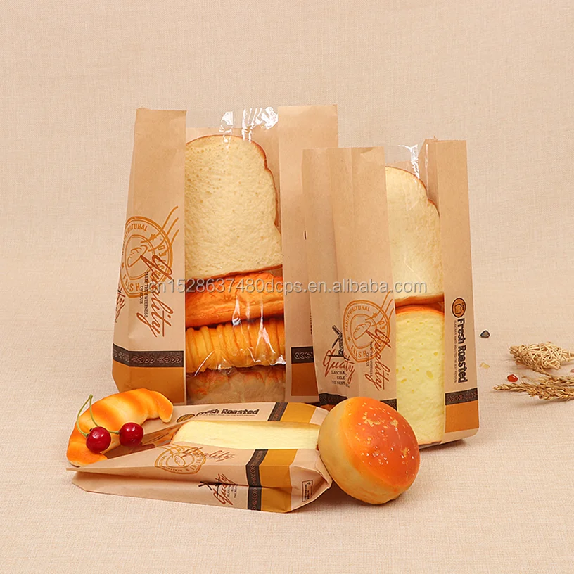 Food Grade Hamburger Paper Bag Buy Bread Packing Brown Food Paper Bag,Kfc Brown Paper Bags