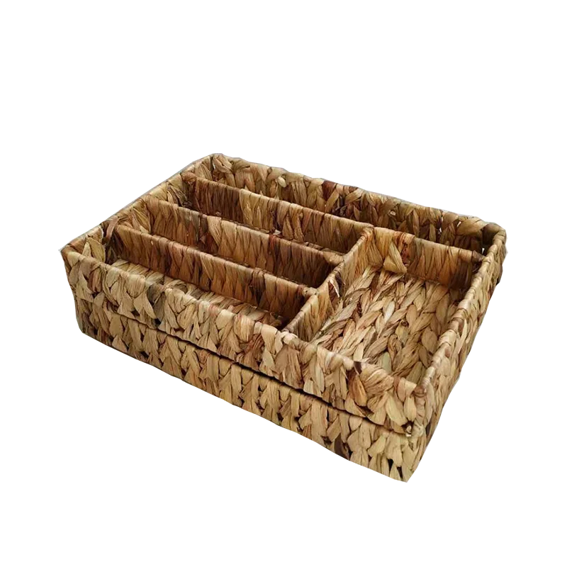 Water Hyacinth Basket Gift Basket Tray Cutlery Holder Ecofriendly