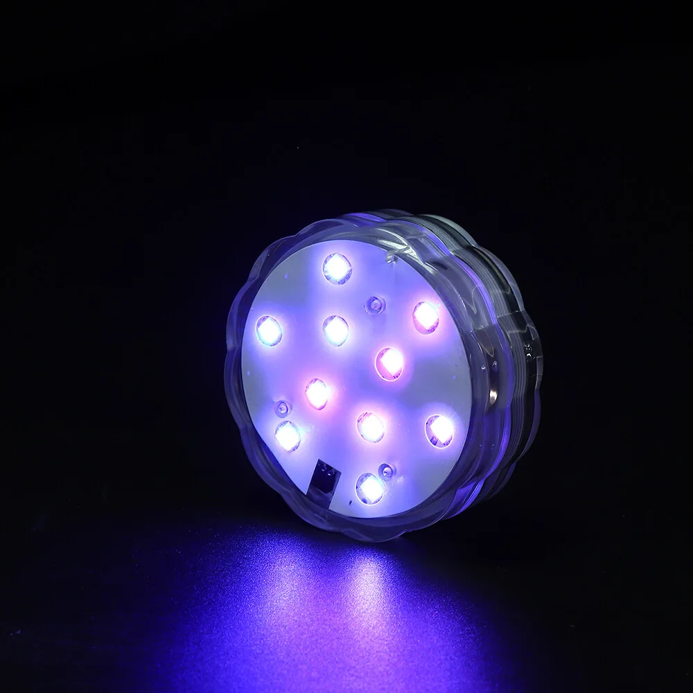 Decoration Multi Color IR Submersible LED Remote Controlled Battery Operated Waterproof Tea Lights