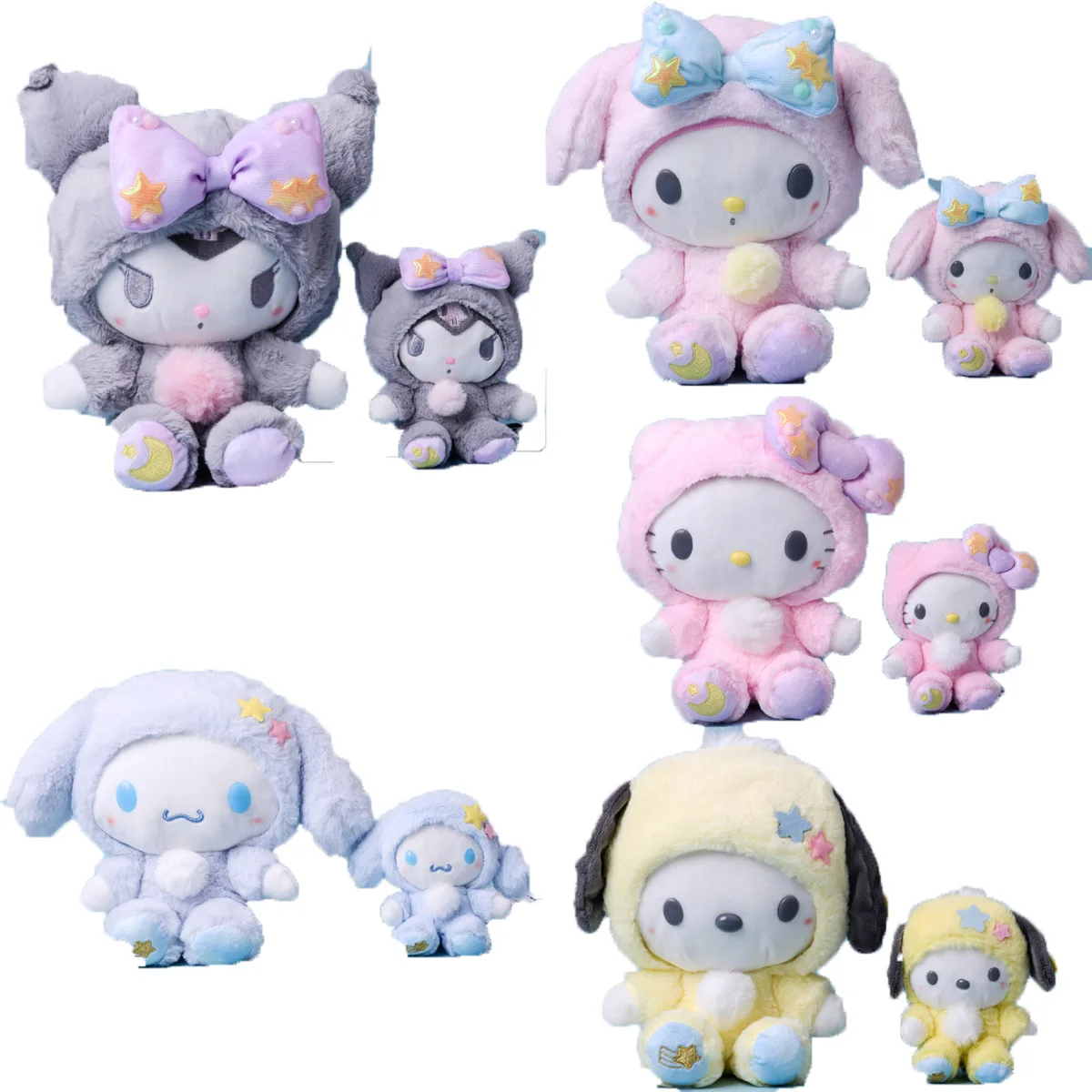 Cute Custom Sanrio Plush Toys Kuromi Stuffed Animals Toys Cinnamoroll ...