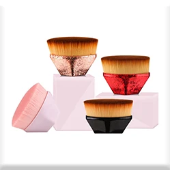 Nieuwe stijl schattige Japanse paars roze kleur Foundation Blush make-up cosmetische borstel Beauty Essentials voor op reis
