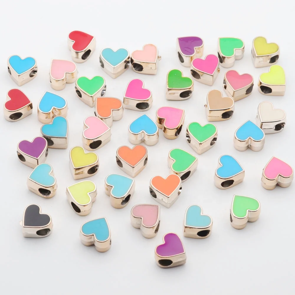 Big Hole Plastic Flower Charms For Jewelry Making Buy Flower Charms